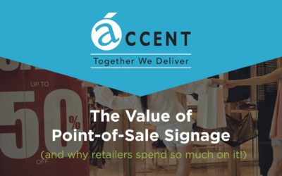 The Value of Point-of-Sale Signage (and why retailers spend so much on it!)